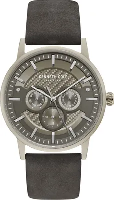 Produktbild von Kenneth Cole New York Herren-Armbanduhr Analog Quarz Leder KC15203002