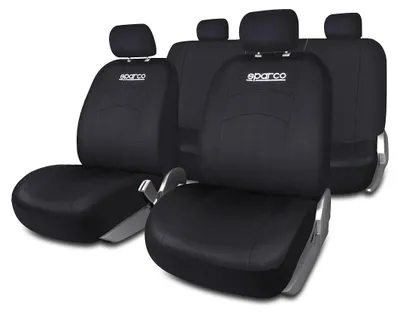 Imagen del producto de Sparco SPS402BK, funda para asiento de coche, poliéster, , color sólido