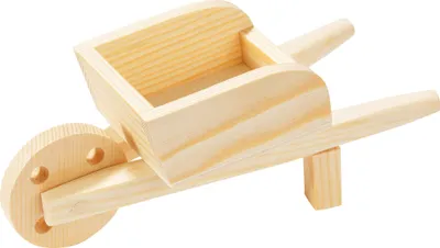 Produktbild von Holzschubkarre, 12 cm