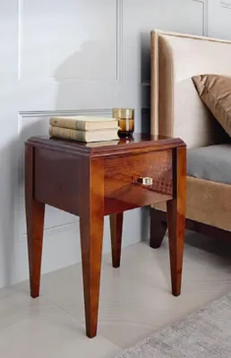 Produktbild von Nachttisch Nachttische Konsolen Beistell Tisch Nachtkonsolen Holz Design Modern
