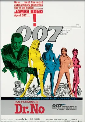 Obrázek produktu pro James Bond – Dr. No – UMĚLECKÝ TISK – 30 x 40 cm – Plakát