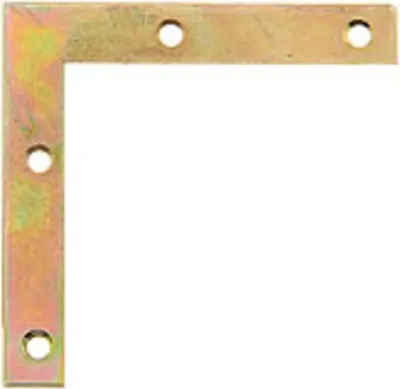 Produktbild von Robuster Möbelwinkel verzinkt 75x75x12mm 1 Stück - Stabile Eckverbindung aus Stahl für Möbelbau