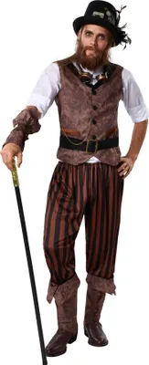 Produktbild von dressforfun® Herrenkostüm Steampunk Abenteurer