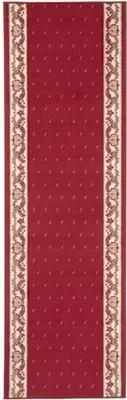 Zdjęcie produktu dla Chodnik 80x500cm na korytarz-przedpokój tradycyjny czerwono kremowy