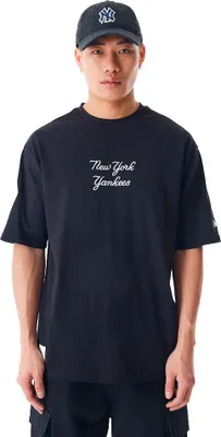 Produktbild von New Era Mlb Tartan Oversized New York Yankees Kurzarm-t-shirt Schwarz XL Mann Schwarz XL