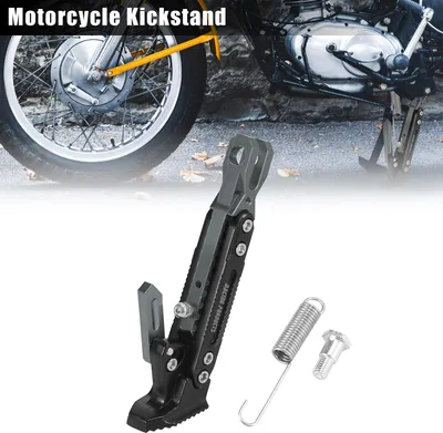 Image de Moto Béquille Latérale Béquille Ensemble CNC Aluminium Alliage Titane Ton