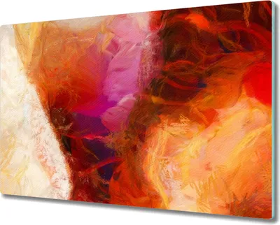 Produktbild von Coloray Hackbrett Küchenbrett Kochplattenabdeckung Schneidebrett Herdabdeckplatte 80x52 cm - Abstraction Farbe
