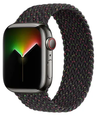 Immagine prodotto di Cinturino intrecciato Solo Loop per Apple Watch | 44/45/46/49 mm - Taglia 6 - Black Unity