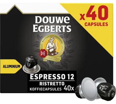 Produktbild von Douwe Egberts Espresso Ristretto Kaffeekapseln, 40 Stück, 208 g für Nespresso®*