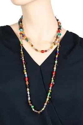 Produktbild von Lange Kette Pearl mit n Glas Perlen von collezione alessandro