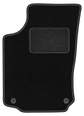 Produktbild von Fahrermatte Velours für Opel Corsa C 2000-2006 (Schrägheck) – 1-tlg, Schwarz, passgenau – Wielganizator LUX
