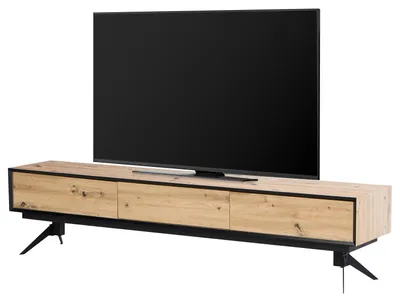 Produktbild von home24 TV-lowboard - Eiche Nachbildung / Schwarz