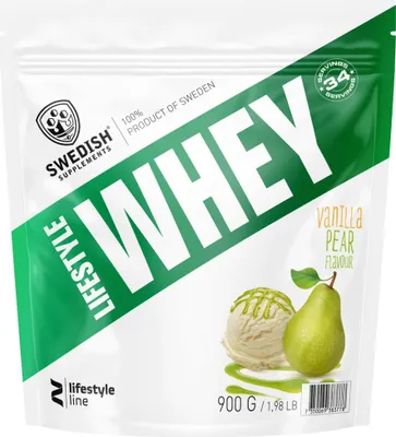 Zdjęcie produktu dla SWEDISH Supplements | Lifestyle Whey Vanilla and Pear