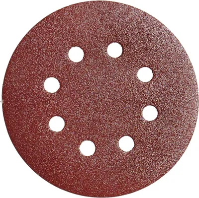Productafbeelding van Wolfpack Lija, vervangende schijf met klittenband, diameter 125 mm, met gaten, korrelgrootte 40 (10 stuks)
