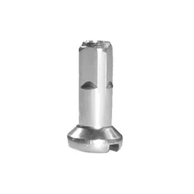 Produktbild von Nippel Messing silber, L = 14,0mm, Ø = 2,0mm, cnSpoke, 100 Stück, Messingschlager, M28329501