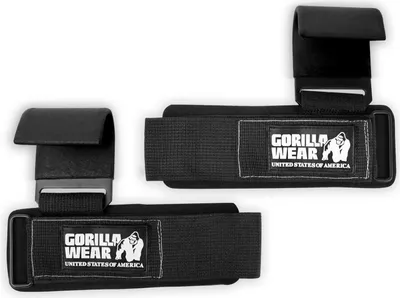 Zdjęcie produktu dla Hak do podnoszenia ciężarów Gorilla Wear - czarny/biały