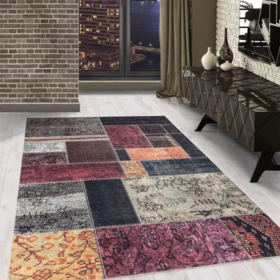 Zdjęcie produktu dla Carpetsale24 Prany Dywan Krótkow?osy do Salonu Nowoczesny Styl Antypo?lizgowy ?atwy w Piel?gnacji do Sypialni, Rozmiar: 80x250 cm