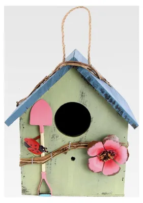 Produktbild von Handgefertigtes Hängendes Vogelnest Wetterfestes Vogelhaus für Garten und Veranda