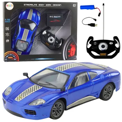 Zdjęcie produktu dla Zdalnie sterowany samochód sportowy 1:16 R/C czerwony