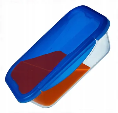Image de Récipient Pyrex en verre hermétique avec couvercle 0,8L