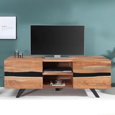 Obrázek produktu pro TV stolek Amazonas 160 cm masiv akácieAmazonasŠířka: 160 cm, Hloubka: 43 cm, Výška: 65 cm, Váha: 60 kg, Barva: Hnědá, Materiál: Akát