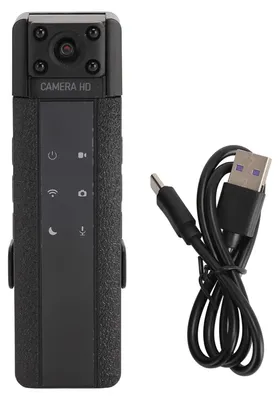 Zdjęcie produktu dla Kamera osobista z Wi-Fi, bezprzewodowa mini kamera z szerokokątnym obiektywem 170° do robienia zdjęć i nagrywania filmów, idealna na wędrówki, wycieczki rowerowe i podróże