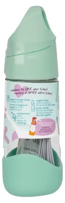 Zdjęcie produktu dla Butelka tritanowa ze słomką 450ml Spearmint
