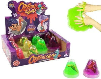 Produktbild von Magischer Schleim mit Dinosaurier-Motiv, 150g - Trifox