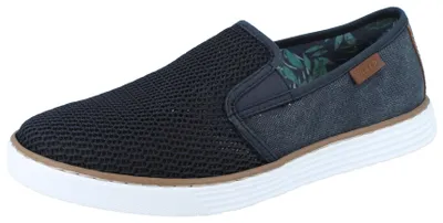 Produktbild von RIEKER Ariaccia Herren Slipper blau Leinen - Größe: 44