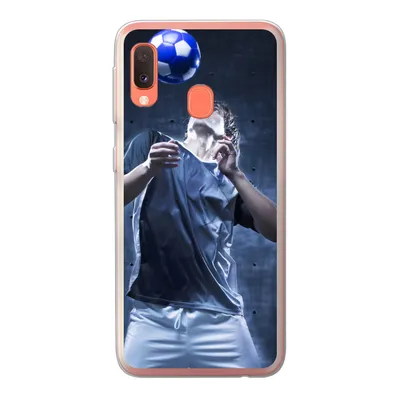 Produktbild von MuchoWow® Handyhülle Schutzhülle Hülle für Samsung Galaxy A20e Hochbegabter Fußballer Silikon Softcase Handy Hülle - Abdeckung