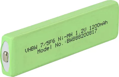 Produktbild von vhbw Akkuzelle kompatibel mit Sony MZ-N1, MZ-EP11, MZ-EP50, MZ-EP10, MZ-N710, MZ-N810 CD Player (1100 mAh, 1,2 V, NiMH), Akku 7/5F6, Button Top