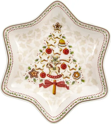 Obrázok produktu pre Villeroy & Boch 1486123776, Viacfarebný, Obrázok, Porcelán, Hviezda, 245 mm, 610 g