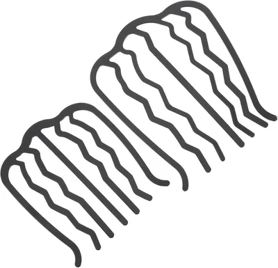 Produktbild von 2er-Pack Haargabeln und Metall-Haarkämme für Damen, U-förmige Haarnadeln für Seitenfrisuren, Haarstyling und Partyfrisuren