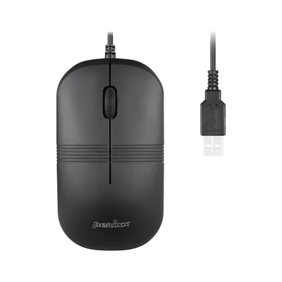 Obrázok produktu pre Perixx PERIMICE-503 B, vodotesná myš, USB kábel, čierna