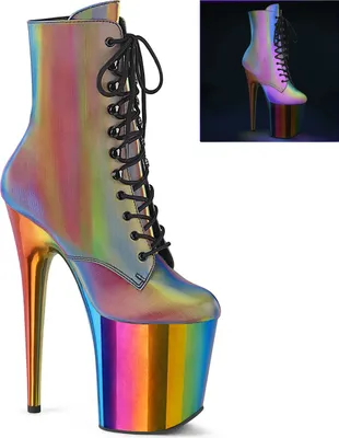 Produktbild von FLAMINGO-1020RC Damen Booties von Pleaser, Mehrfarbig  , EU 35, US 5