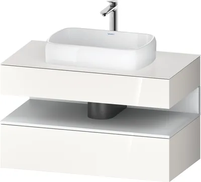 Produktbild von DURAVIT QA4731018220000 QTG KWTU WH Ek. 1000x550x600 Wß Hgl.
