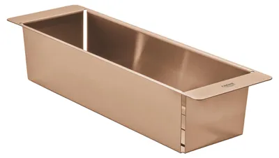 Sieb aus Edelstahl, spülmaschinengeeignet, 490 x 150 x 100 mm