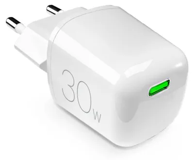 Produktbild von PURO MiniPro 30 W USB-C-Steckdosenladegerät – GAN-Technologie