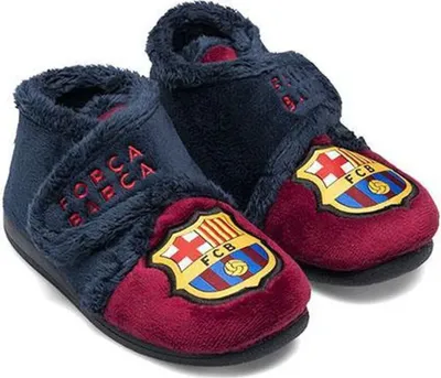 Produktbild von FC Barcelona Hausschuh mit Klettverschluss 30