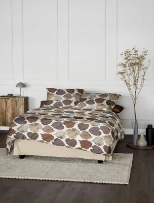 Produktbild von Irisette Edel-Feinbiber Bettwäsche-Garnitur Koala 8533  Farbe kupfer  135x200+80x80cm