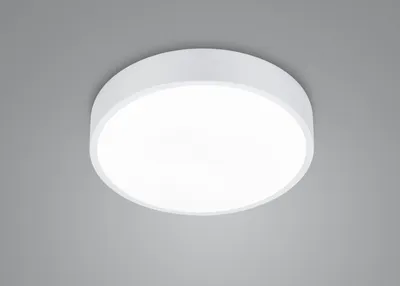 Obrázok produktu pre Ploché stropné LED svietidlo biele so stmievačom Ø31cm - pre vstupné schodisko