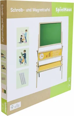 Imagen del producto de Pizarra magnética para niños, con tiza y superficie magnética