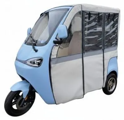 Produktbild von Elrofu E-Move Kabinenroller - Kabinenroller mit Straßenzulassung - 45 km/h - 2700 Wh Blei-Gel-Akku - 70 km Reichweite - 200 kg Zuladung – von Elektroroller Futura
