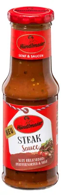 Zdjęcie produktu dla Händlmaier sos do steków z wybraną papryką i musztardą 200ml