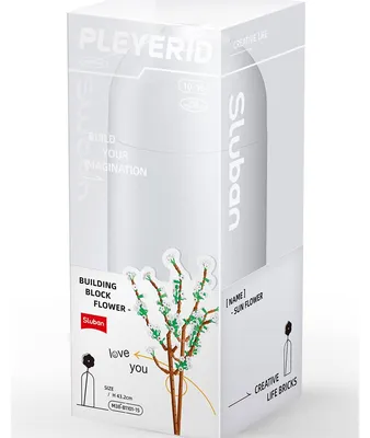 Image de Sluban Pleyerid Constructions Fleur de Jasmin avec Vase M38-B1101-15 258 Pièces