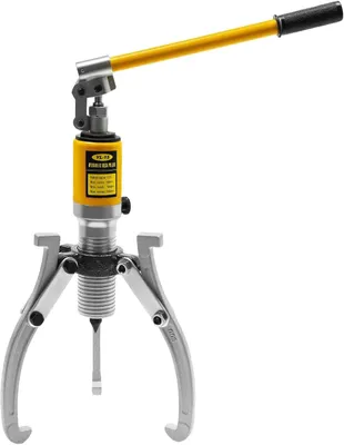 Imagen del producto de Extractores hidráulicos de 15 toneladas, con una capacidad de sujeción de 300 mm y una profundidad de trabajo de 180 mm, para uso en talleres e industrias