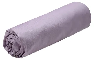 Productafbeelding van Katoenen laken met elastische rand, ELYSEE, paars, 180 x 200 cm