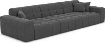 Produktbild von Strukturstoff 4-Sitzer Couch Nivara Anthrazit
