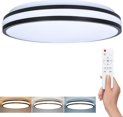 Obrázek produktu pro Solight LED stropní svítidlo kulaté 390mm 24/48W CCT s DO WO8012