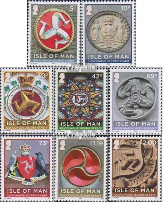 Produktbild von Briefmarken GB - Isle of Man 2013 Mi 1841-1848 (kompl.Ausg.) postfrisch Landeswahrzeichen Dreipass